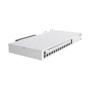 Mikrotik Cloud Core Router CCR2004-1G-12S+2XS, 1x GB RJ45 port, 12x 10G SFP+ cages, 2 x 25G SFP28 cages, 1U rackmount case, Dual PSU
