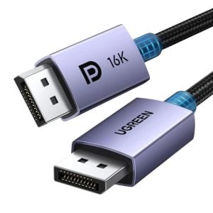 UGREEN DP2.1 Male to Male 16K Braided 2M Cable - Image 1