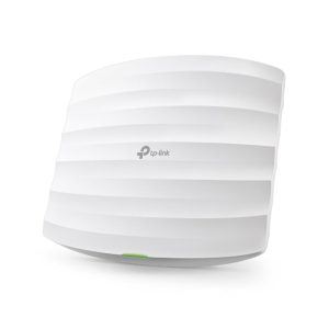 TP-Link N300 Ceiling Mount Access Point, 2.4Ghz, Qualcomm, 1 10/100Mbps LAN, 802.3Af PoE, 2 Internal Antennas, Centralized Management, Captive Portal, Load Balance, Rate Limit, VLAN - Image 1