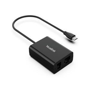 Yealink EHS60 Wireless Headset Adapter For WH62, WH63, X1 Micro USB Port, X1 RJ45 (8P8C), X1 RJ9 (4P4C) Headset Jacks - Image 1