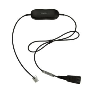 Jabra QD To RJ9 Straight Cord - Image 1