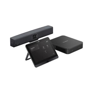 Yealink MVC340 Teams Room Kit For Huddle Rooms Incl. UVC34 All-In-One USB Video Bar, MCore Pro, MTouch E2 - Image 1