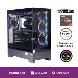 PCBuilder Ryzen 7 7800X3D MAXIMUS Windows 11 Gaming PC - Image 1