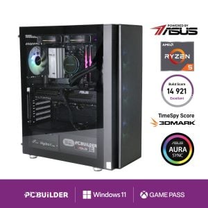 PCBuilder Ryzen 5 7600 SEEKER Windows 11 Gaming PC - Image 1