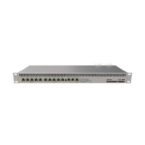MikroTik RouterBOARD RB1100AHx4 Dude Edition, 13x GB LAN, 60GB M.2 drive, RouterOS L6, 1U rACkmount case, Dual PSU - Image 1
