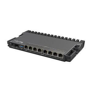 MikroTik RouterBOARD RB5009UPr+S+, 1x 2.5GB LAN (802.3af/at PoE-out and PoE-in), 7x 1GB LAN (802.3af/at PoE-out and PoE-in), 1x SFP+ port, metal desktop case, PSU
