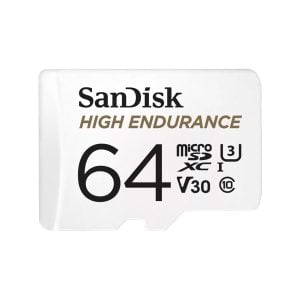 Sandisk High Endurance 64GB Class 3 MicroSDXC Card with Adapter