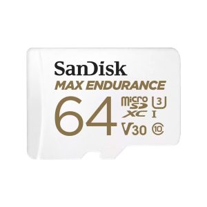 SanDisk MAX ENDURANCE microSDXC 64GB + SD Adapter - Image 1