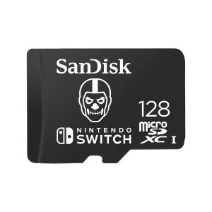 SanDisk Nintendo MicroSD UHS I Card 128GB Fortnite Edition - Skull Trooper - Image 1