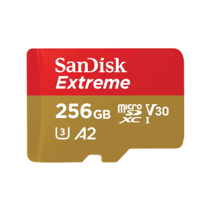 SanDisk Extreme microSDXC 256GB UHS-I Card for 4K Video - Image 1