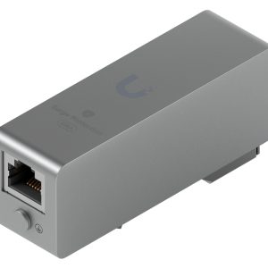 Ubiquiti UniFi 10Gbps PoE++ Single Port Din Rail Surge Protector - Image 1