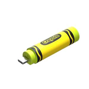 SanDisk Crayola USB-C Flash Drive - Electric Lime 256GB Up to 300MB/s - Image 1