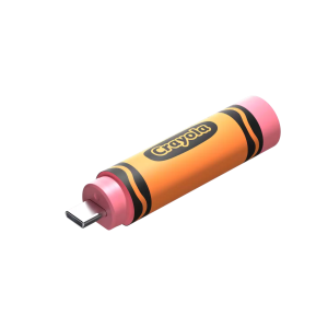 SanDisk Crayola USB-C Flash Drive - Mango Tango 64GB Up to 300MB/s - Image 1