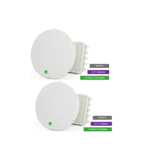 Siklu E-Band (80GHz) Complete PTP link FDD 10Gbps, 2ft EXT. Antennas | SK-EH8010FX-10GB-2FT - Image 1