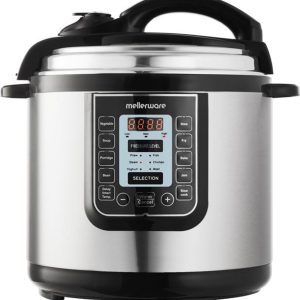 Mellerware 1000W Juno 6 Litres Pressure Cooker With LED Display