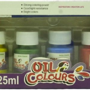 Bertand 6 x 25ml Assorted Oil Paint Colors Set - Image 1