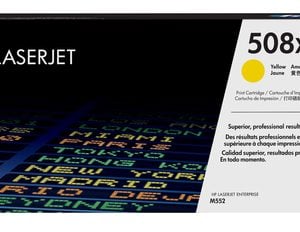 HP 508X Yellow LaserJet Enterprise Toner Cartridge - Image 1