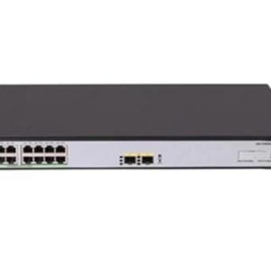 H3C SMB S1600V2-18P-HPWR Layer 2 Ethernet Switch with 16x 10/100/1000Mbps Ethernet PoE+ Ports and 2x 1Gbps SFP Ports, 240W PoE+ Capacity, AC PSU