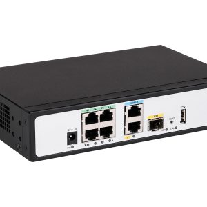 H3C SMB MSR610 6-Port Gigabit Ethernet Router, 2x 1Gbps Ethernet WAN (1x 1Gbps Ethernet +1x 1Gbps SFP), 4x Gbps Ethernet LAN/WAN - Image 1