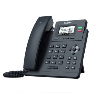 Yealink T31W Desktop IP Phone With Built-In Wi-Fi, 10/100Mb Ethernet, Includes PSU