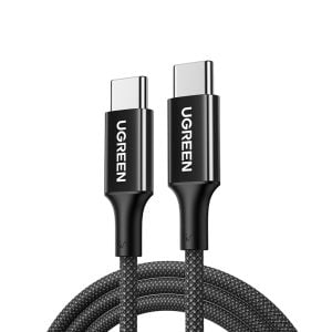 Ugreen TY C to TY C Braid Cable 2m 100W-Black - Image 1