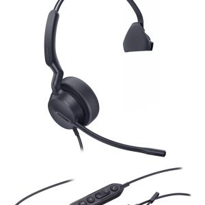Yealink UH42 SE Mono USB Headset, USB-C With USB-C/A Adapter, Teams Certified. the key SE addition is the 3.5 mm jack, giving users an additional connection option. - Image 1
