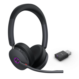 Yealink WH68 Hybrid DECT Wireless Headset, Teams Certified, with Charging Stand - Image 1