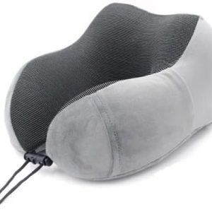 Casey U Shaped Large Travel Neck Pillow Grey
