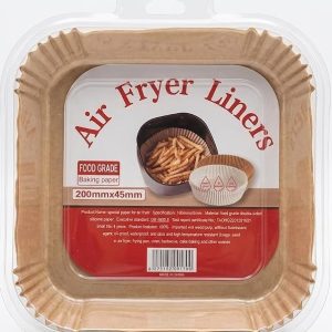 Casey 50 Pack Air Fryer Liners Brown - Image 1