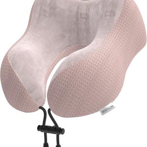 Casey U Shaped Large Travel Neck Pillow Beige - Image 1