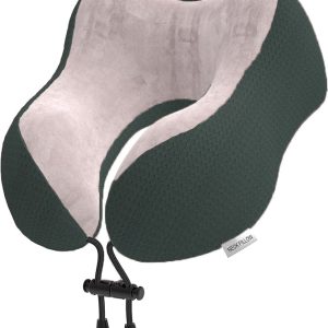 Casey U Shaped Large Travel Neck Pillow Green