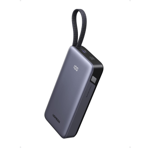 UGREEN Nexode Power Bank 20000mAh 55W with built-in USB Type-C Cable - Image 1