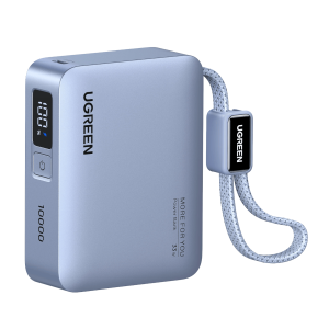 UGreen Nexode 10000mAh 30W Power Bank with Built-in USB Type-C Cable - Image 1