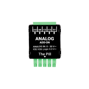 The Pill by Shelly Analog 0-30V Add-On Measures Analog Sensors & DC Voltages up to 30V - Image 1