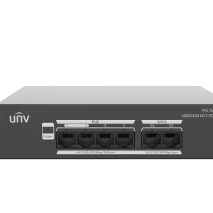 UNV 4-Port Gigabit PoE Ethernet Port switch | NSW2100-6GT-POE-IN - Image 1