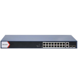 Hikvision 16 Port Gigabit Smart PoE Switch - Image 1