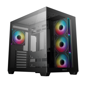 DeepCool CG530 4F Tempered Glass ATX Gaming Chassis - Black - Image 1
