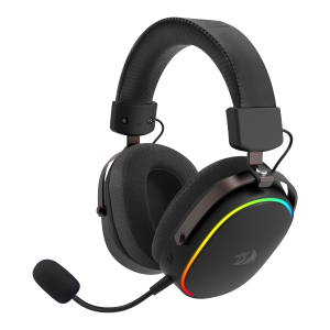 Redragon FURY WRS Over-Ear Wireless Gaming Headset - Black - Image 1